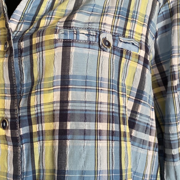 Allison Daley Plaid Button Up Shirt - Picture 2 of 8